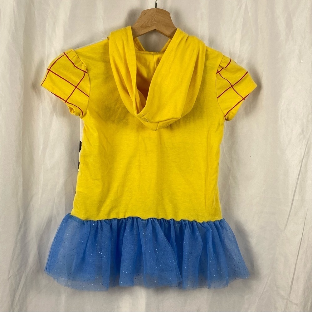 Disney Pixar Toy Story 6/6X Girl Yellow and Blue Sheriff Dress Costume - Picture 7 of 16